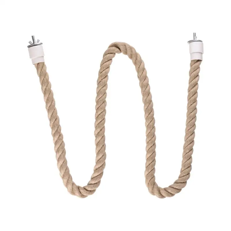 

Bird Rope Perch Swing Rope Toy Bird Perch Stand Cage Climbing Accessories For Cockatiels Lovebird Parakeet Sugar Gliders