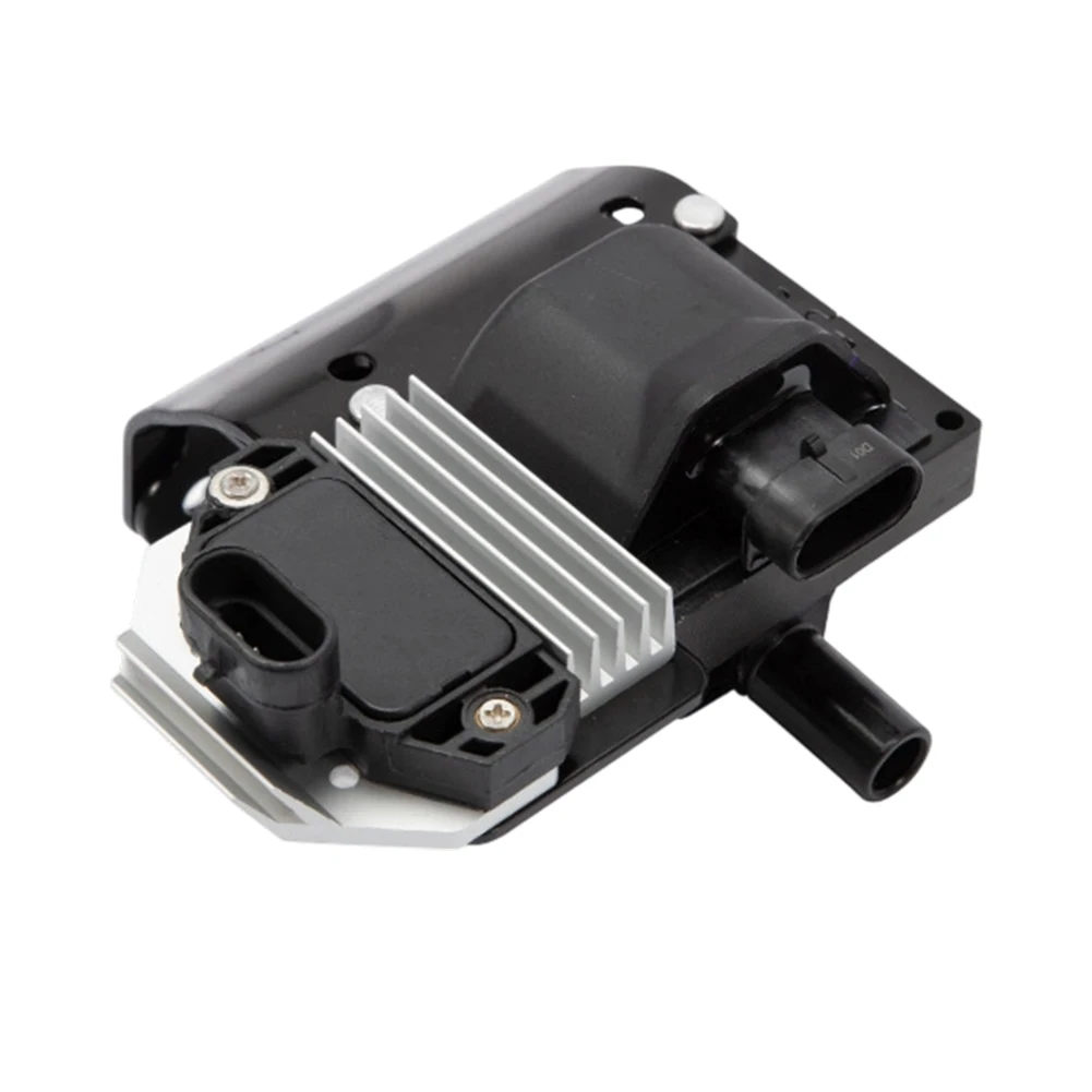 Boat Engine Ignition Coil For Mercruiser 392-863704T 8M0054588 Reliable Performance Replacement Component Black