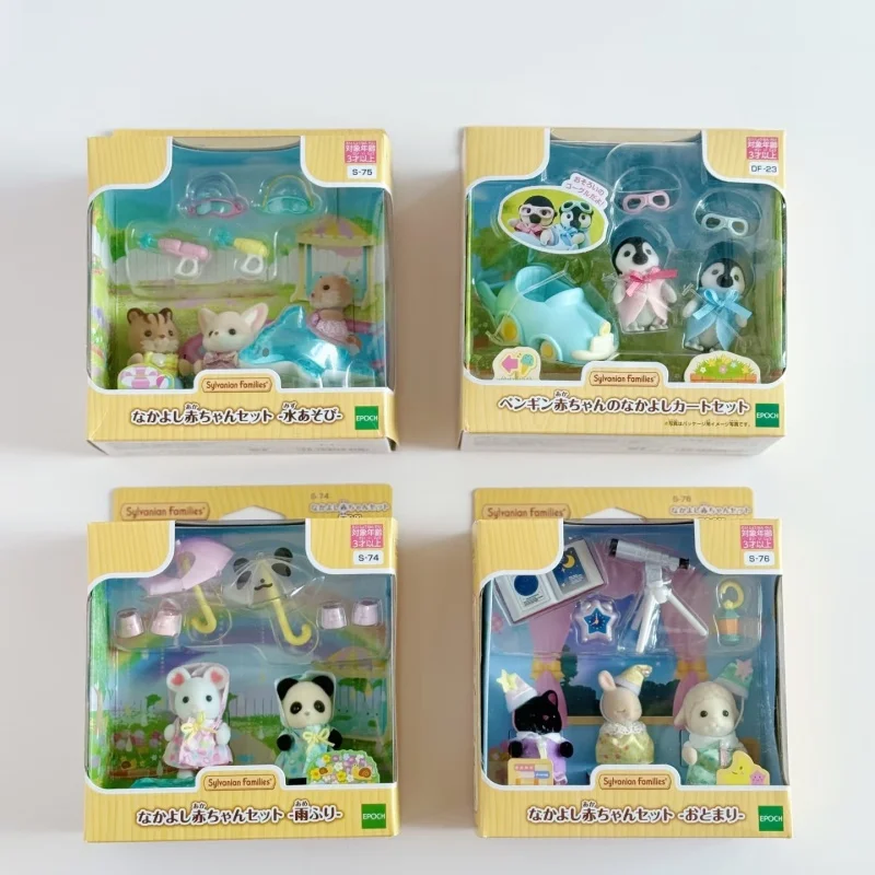 

Sylvanian Family Kindergarten children Fersher Cat Series Anime Figure Ternurine Sylvanian Families Baby Doll Christmas Gift