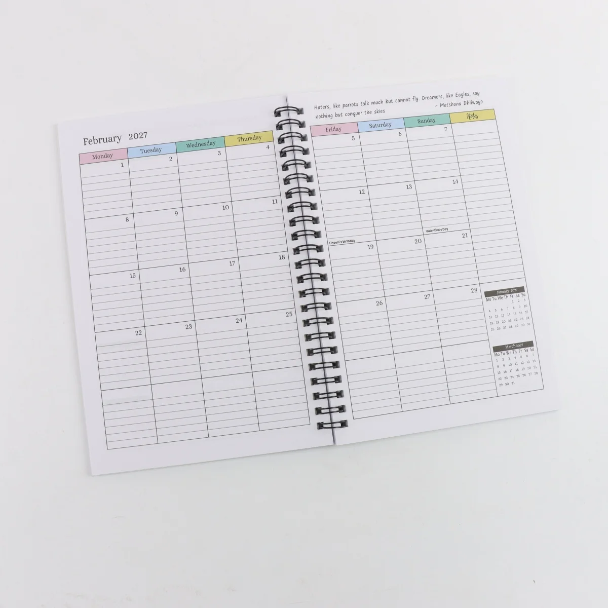 2026-2028 مخطط شهري - مخطط شهري للمشي لمسافات طويلة لمدة 3 سنوات، هدية مثالية للعائلة والصديق