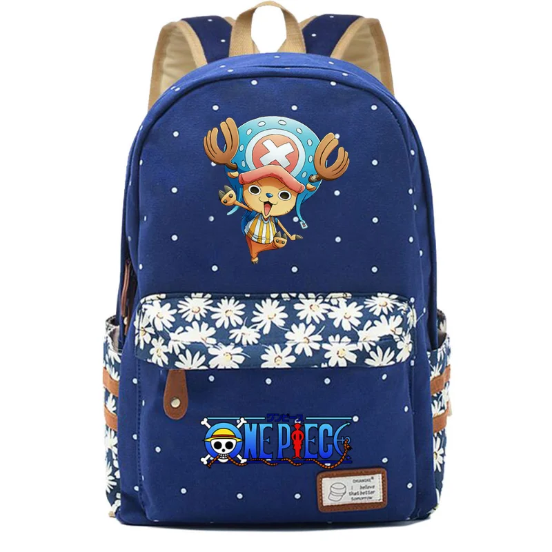 

One Piece New Cartoon Student Schoolbag Large Capacity Casual and Lightweight Waterproof and Stain Resistant Cute Backpack