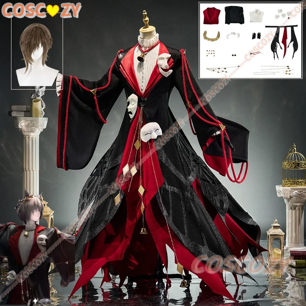 

Arknights Tragodia Cosplay Costume Wig Game Anime Outfits Party Uniform Halloween Play Role Clothes Clothing Set