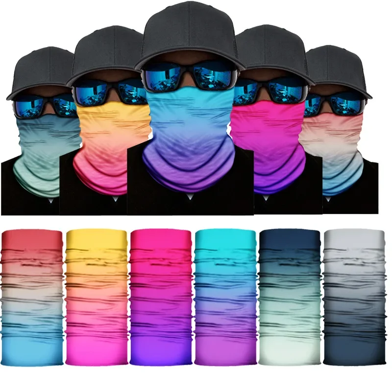 

Soild Color Seamless Cycling Bandana Neck Tube Gaiter Headband Fishing Hiking Outdoor Sport Balaclava Scarf Headwear Face Mask