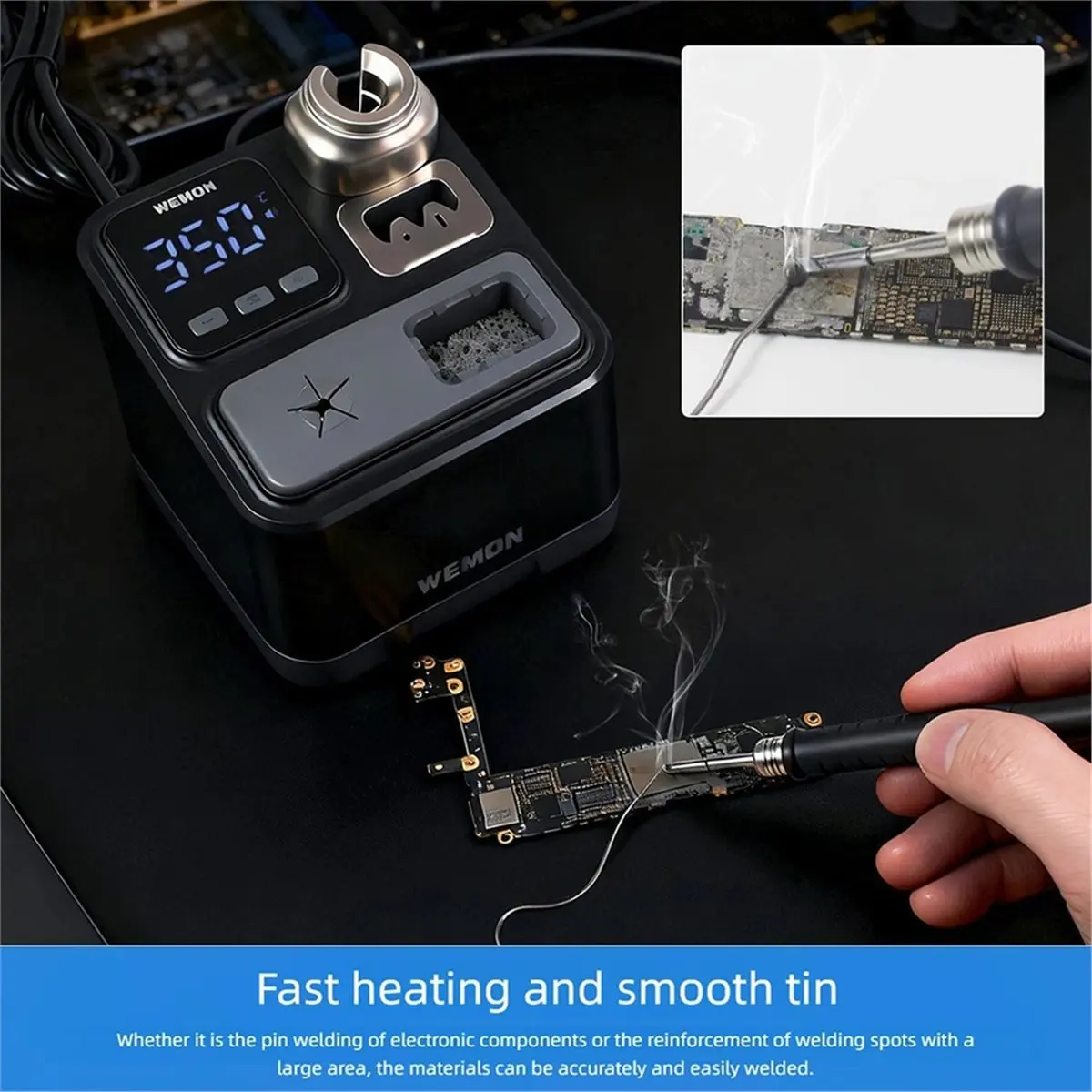 【HOT SELLING PRODUCTS~】！+ WEMON K21A T210 Soldering Station, 100-480°C Adjustable for Precision Electronic Welding