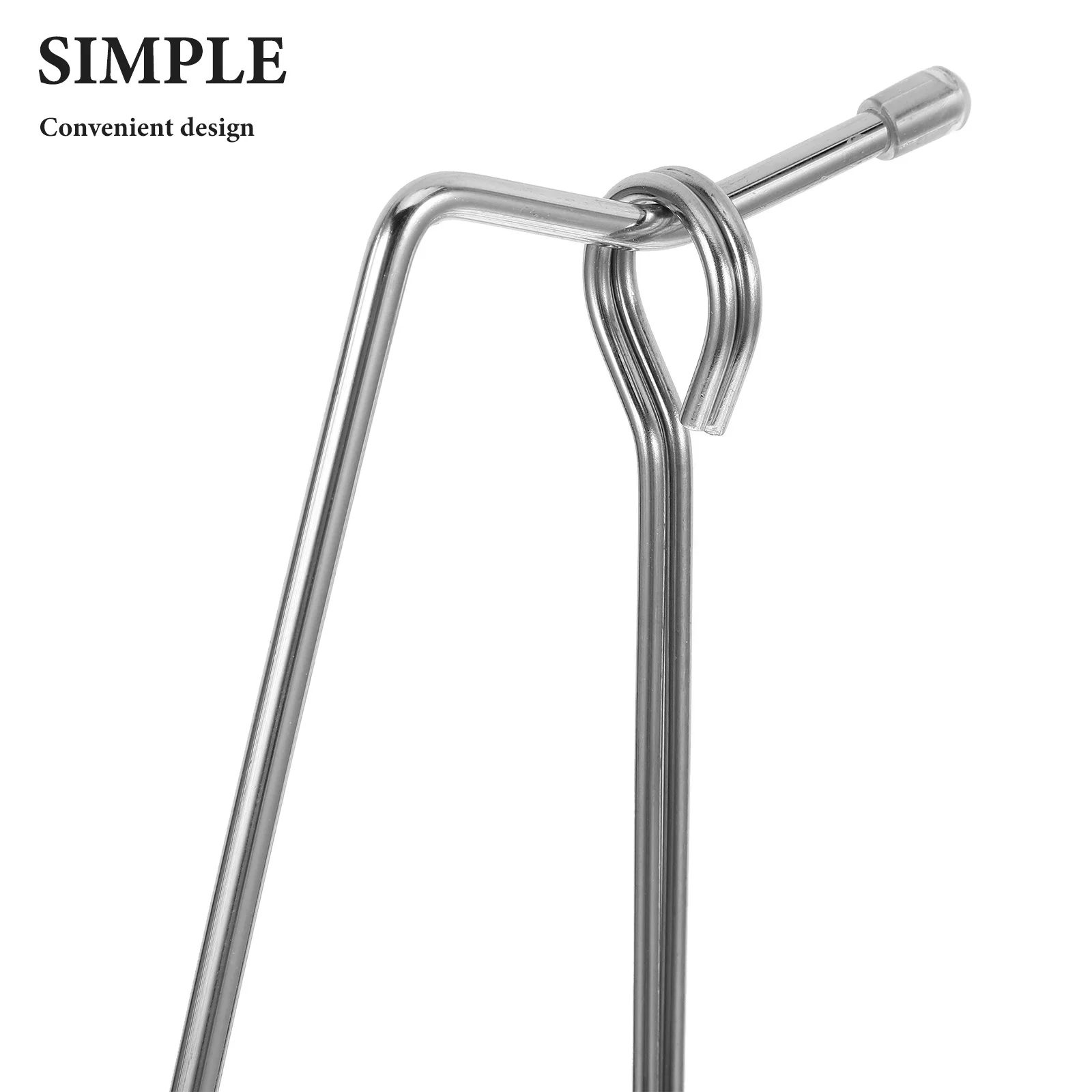 

Camping BBQ Skewer Stand Stainless Steel Roaster Rack Grilling Tool Kebab Holder Barbecue Gathering Gift