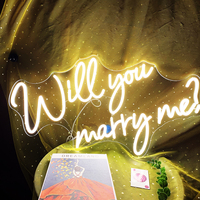 Will you marry me? Decoration LED Neon sign Custom Night neon Light Sign Birthday Party Decoration Wedding Gifts Party Room Wall