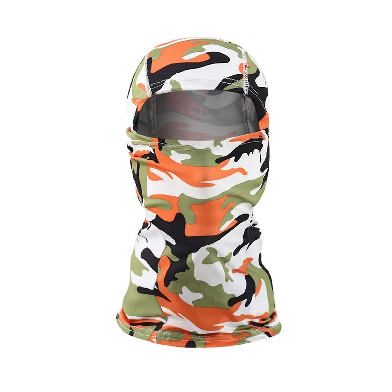 Pasamontañas de camuflaje para hombres, máscara de cara completa, esquí, bicicleta, ciclismo, caza, cubierta de cabeza, bufanda, gorra, Bandanas