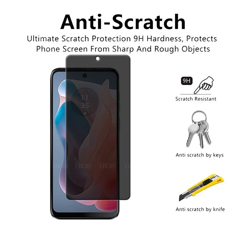4Pcs For Moto G Play 2024 Glass Motorola Moto G Play 2024 Screen Protector 9H Anti-Spy Privacy Tempered Glass Moto G Play 2024