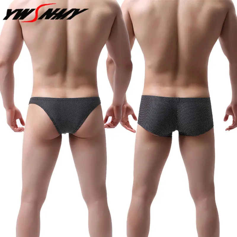 

Men's Lce Silk Boxer Underwear Sexy Low Waist U Convex Boxer Shorts Sexy Lingerie Jockstrap Bikini Male Breathable Underpants