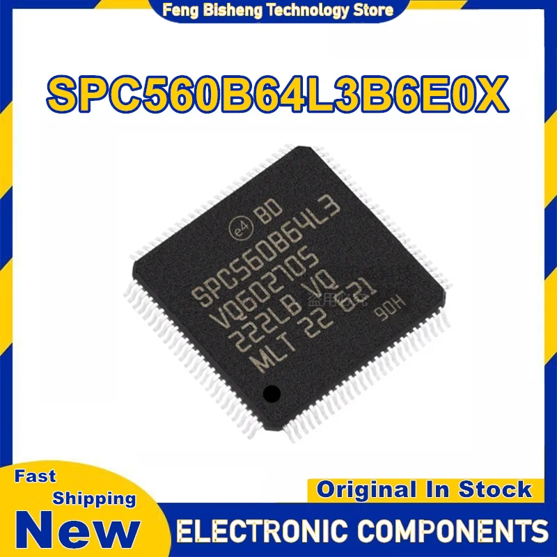 SPC560B64L3B6E0X SPC560B64L3 QFP-100 microcontroller chip