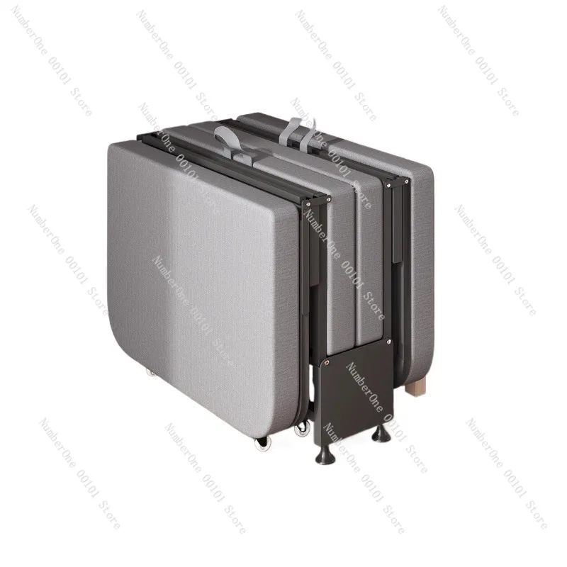 

Минималистичная складная офисная кровать-лежак для взрослых, портативное кресло-шезлонг, домашняя временная односпальная раскладушка, больничная кровать для отдыха