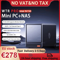 NEW NAS Mini PC Firewall Intel N150 Ryzen 5825U DDR4 2x M.2 NVMe 2.5G LAN WiFi6 4x HDD Support FreeNAS RAID Windows11 RouterOS