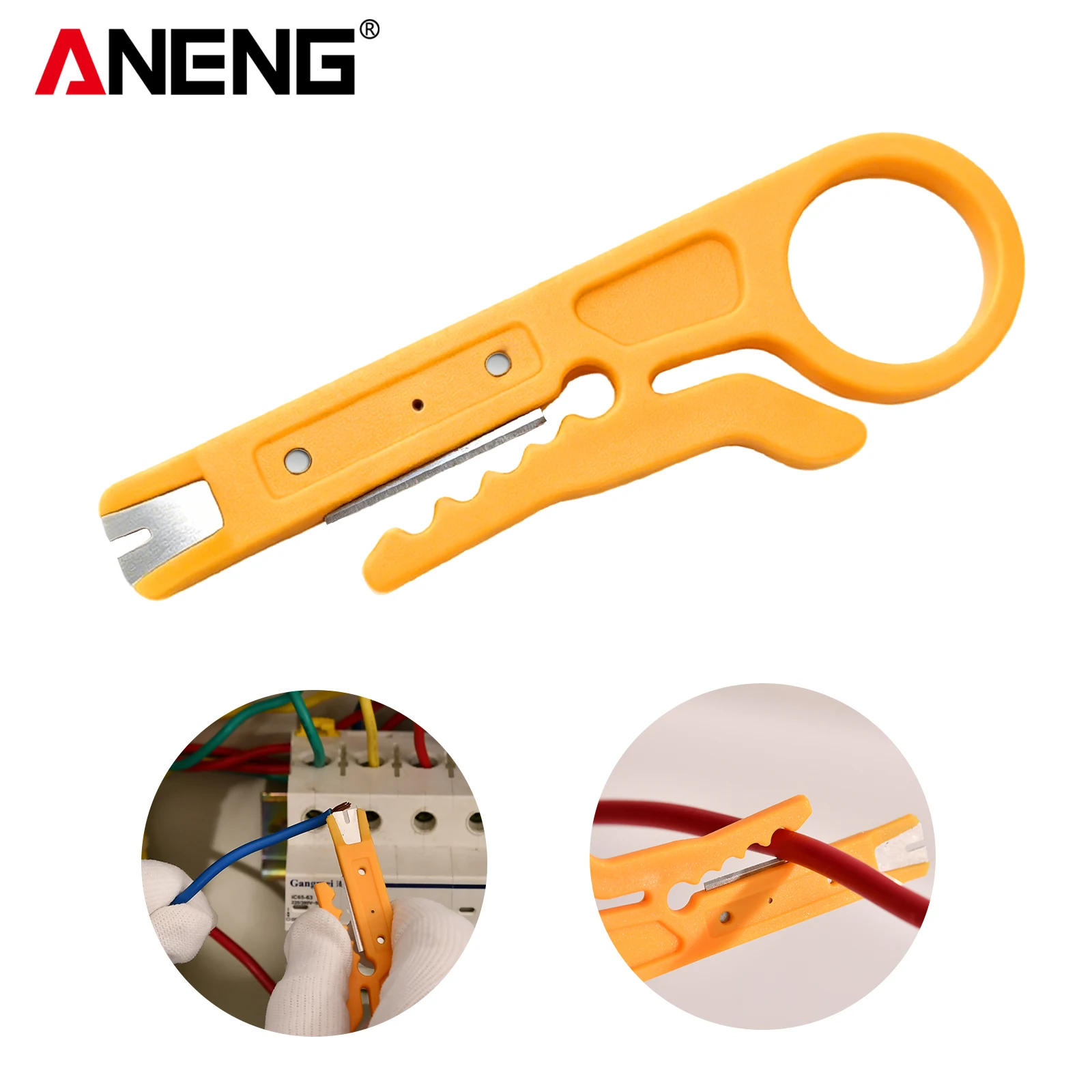 Wire Stripper Knife Crimper Pliers Mini Multifunctional Cable Stripping Cutter Wire Electrician Wire Stripper Knife Accessories