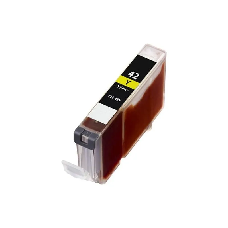 Yellow Canon alternative ink cartridge C42Y, replaces a 6387B001 XCCLI42YC imprimirbien.com