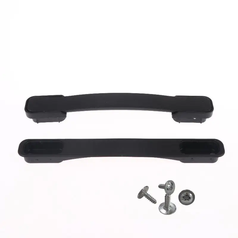 Universal Black Plastic Luggage Repair Handle 1 Set Heavy Duty Grip for Suitcase Travel Bag Replacement Accessory