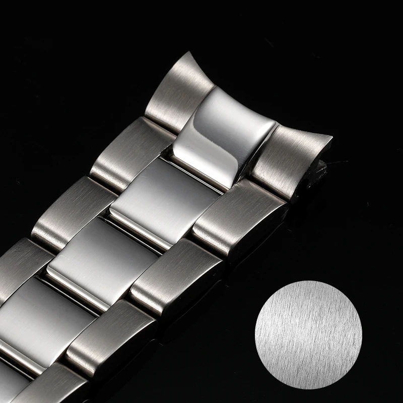 Watch Accessories Band for Rolex Fine-tuning Pull Teeth Strap Watch Belt Steel Solid Submariner Water Ghost Bracelet for 20 21MM