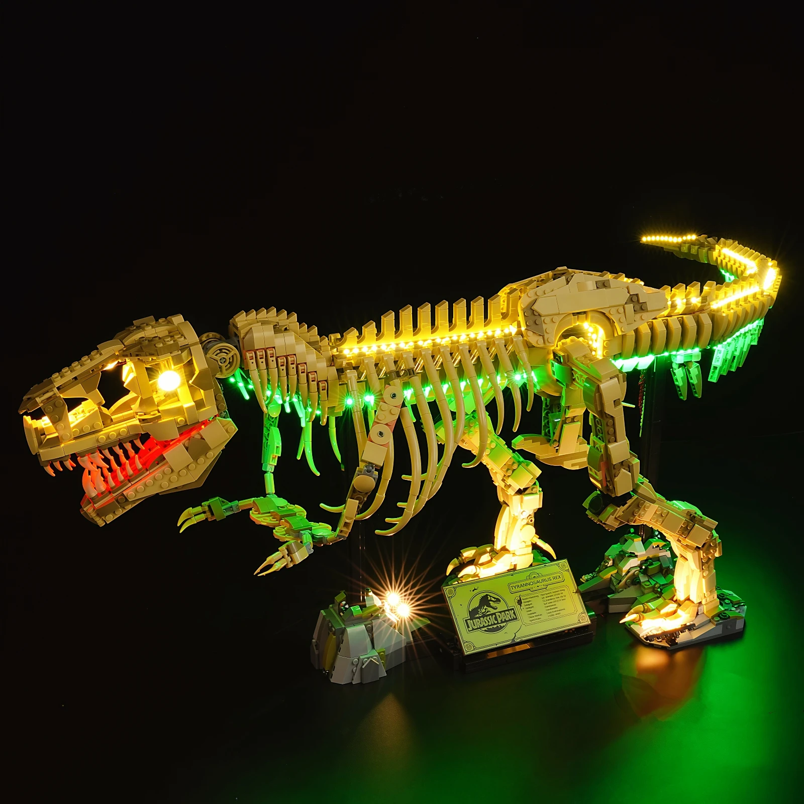 MAXCXT LED Light For LEGO 76968 Jurassic World Dinosaur Fossils: Tyrannosaurus Rex Building DIY Decorative Lamp NOT Building view 2