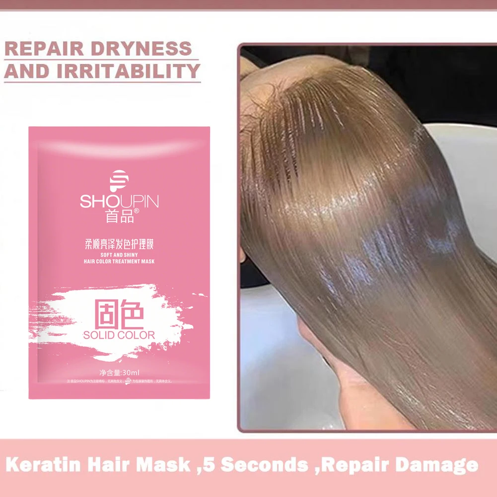 Magical Keratin Hair Mask 5 Seconds Repair Damage Frizzy Treatment Scalp Hair Root Shiny Balm Straighten Hair Care 30ml/500ml