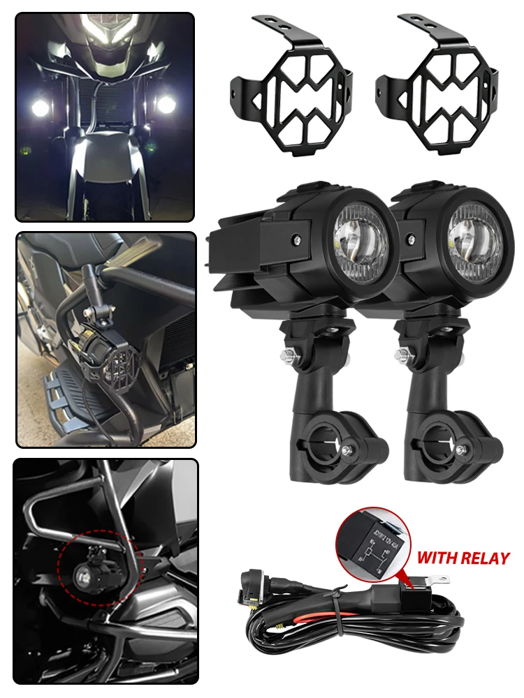 Motorrad-LED-Licht Nebelscheinwerfer Fahrlicht Zusatzlicht für BMW R1200GS LC R1250GS ADV F800GS Motorrad-Scheinwerfer-Baugruppe