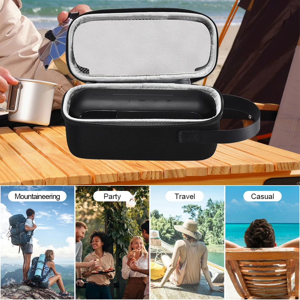 Travel Carrying Case Bags Portable Intelligent Speakers Storage Bags Anti-scratch Shockproof for JBL TUNER 2 FM/FLIP ESSENTIAL 2