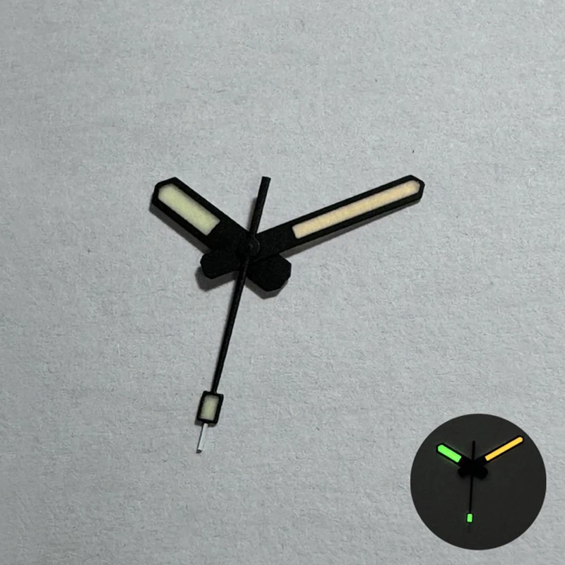 62Mas Watch Hands For NH35 NH36 Automatic Mechanical Movement SPR777 SKX007 Matte Black Luminous Watch Needle Parts For Man