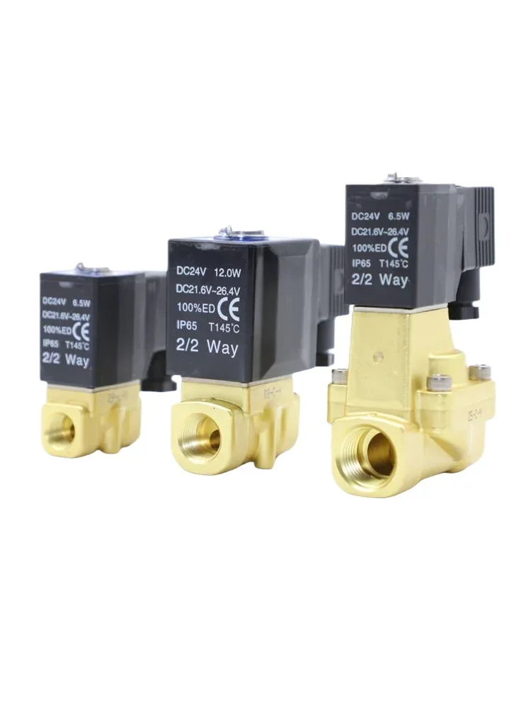 

20 Bar 2WH 1/8" 1/4" 3/8" 1/2" 3/4" 1" BSP Female Brass Solenoid valve Water Gas Oil Fuel