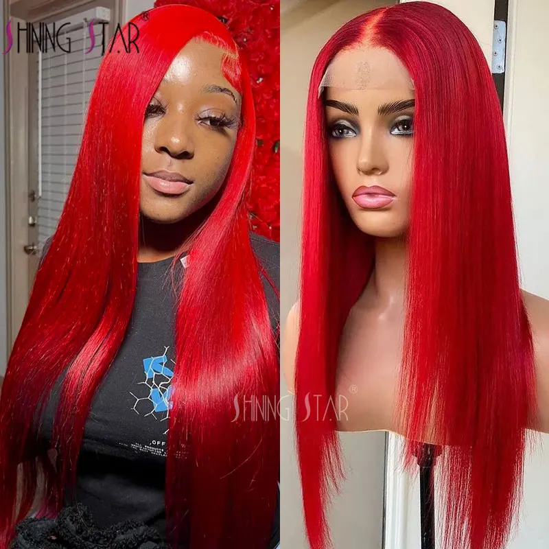 

Peruvian Straight Hair 13X6 Lace Front Wig Human Hair Wigs 99J Burgundy Plucked 13X4 Colored Lace Front Human Hair Wig For Women