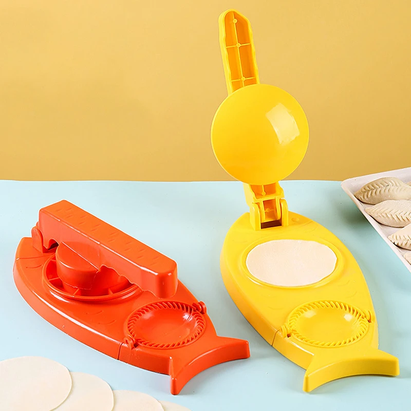 2 In1 Dumpling Maker Mold Machine Kitchen Dumpling Making Tool pasta Skin artefatto premendo Molder Wrapper Presser gadget Bake