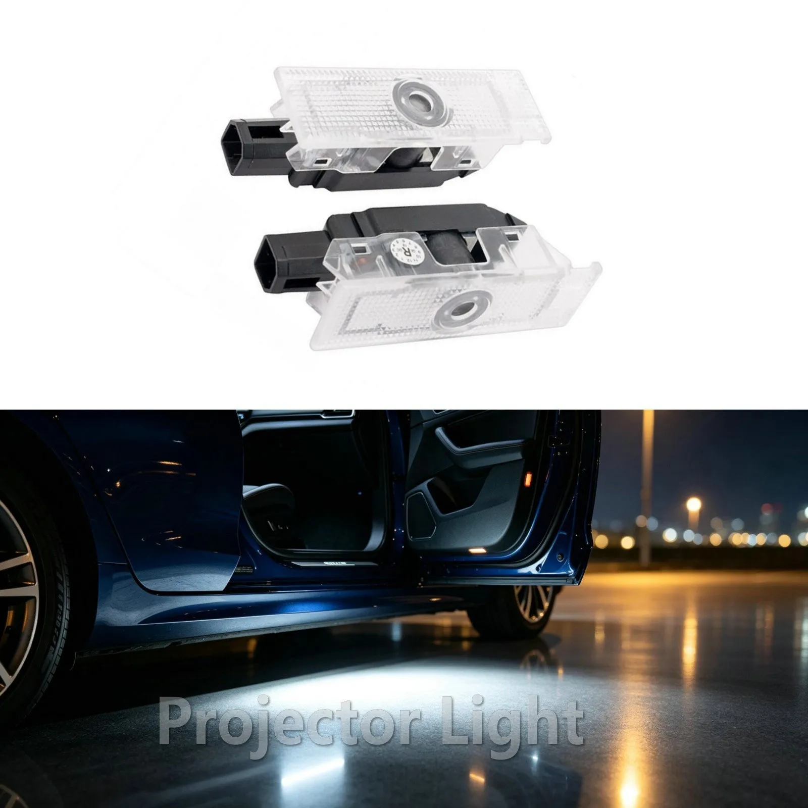 Image of 2 Stück LED-Türprojektor-Willkommenslicht für Alfa Romeo Giulietta 940 2011 - 2022 2013 2015 2017 2018 2016 2019 Zubehör