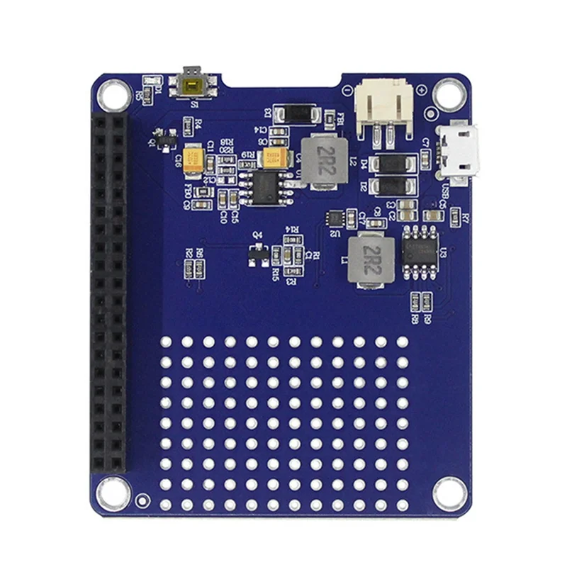 

Well Made-UPS HAT For Raspberry Pi 4B 3B+ 3B 2B 3A+A+ UPS HAT Lithium Battery Power Supply Module