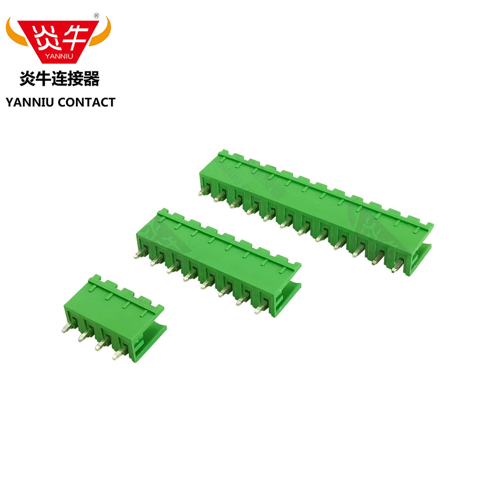 

10Pcs KF2EDGV 5.08mm 2P ~ 12P PCB Green