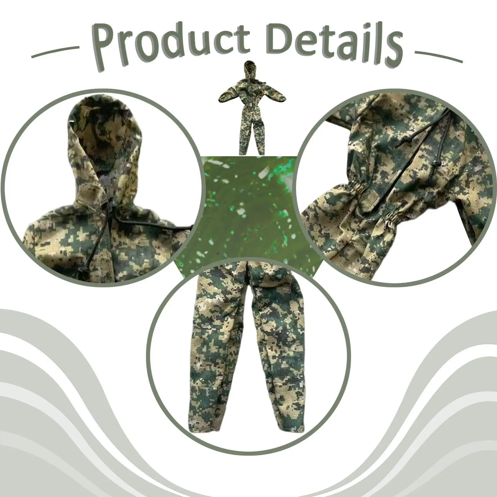 1:6 actiefiguur kleding soldaat jumpsuit uniform, mode, trendy, miniatuurkleding, poppenkostuum aankleden voor 12 inch mannelijk