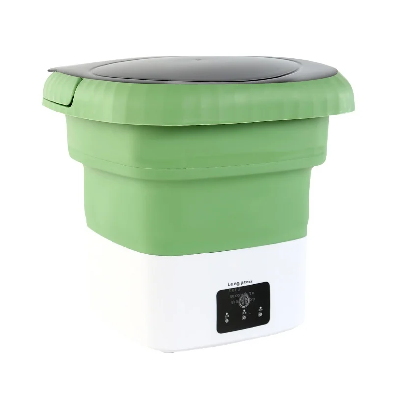 

Новая полностью полуавтоматическая портативная стиральная машина для нижнего белья, носков, детской одежды, автофургона, вилка стандарта США, небольшая бочка для обезвоживания