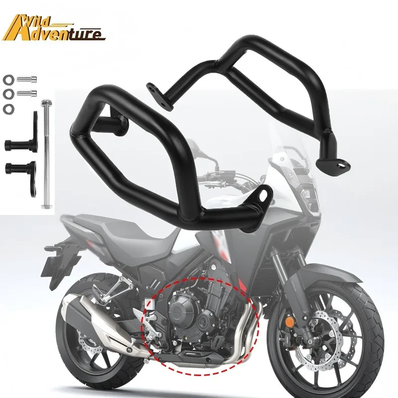 

Motorcycle Highway Crash Bar Engine Guard Bumper For Honda NX400 NX 400 NX500 NX 500 2024 Steel Falling Protection Accessory