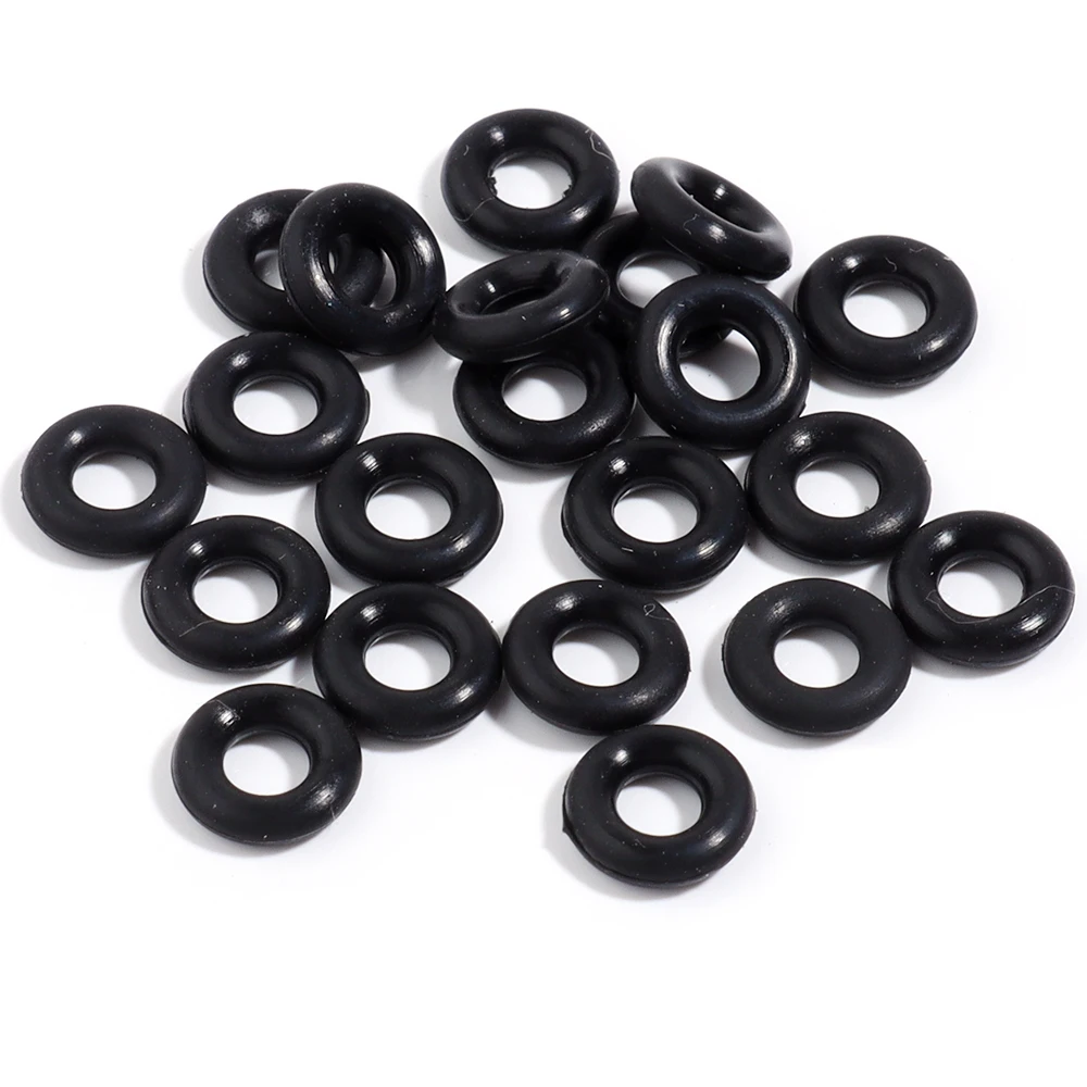 100 Stück Silikon-Gummi-Stopper-Ringe, bunte runde Positionierungsperlen für DIY-Schmuckherstellung, Armbänder, Halsketten, Zubehör – Detail 10