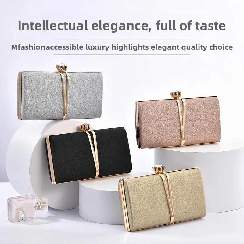 

Faionable Sequin Evening Bag Women's Handbag Single oulder Crossbody PU Bag Ele Dinner Par Clutch Bag