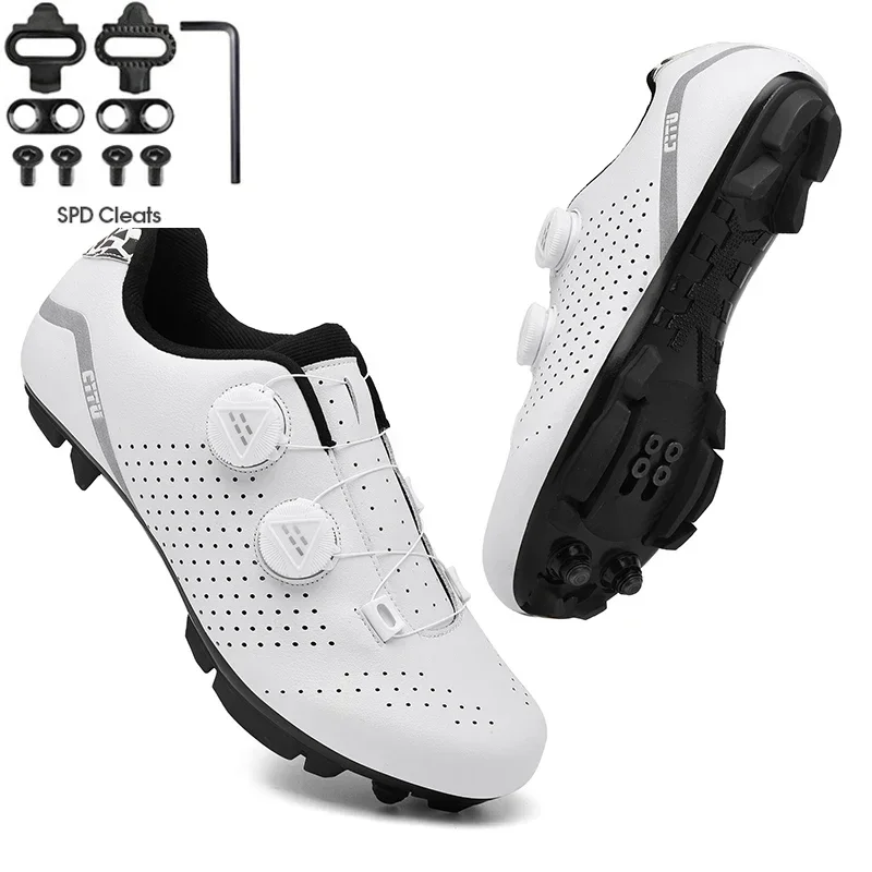 New Men MTB Footwear Dirt Road Bike Shoes Women  Mountain Bicycle Shoe Self-locking Cycling Shoes Flat Speed Cycling Sneaker