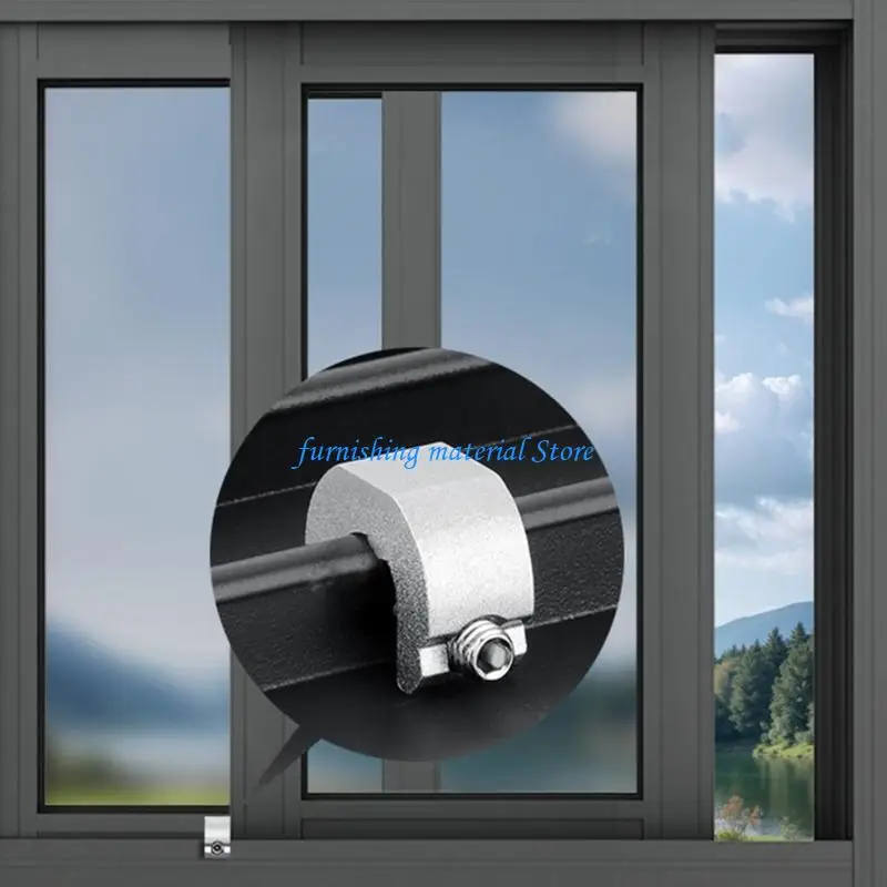Y5GD Reliable Window Lock Latches  Home Security Lock Aluminum Lock Perfect For Ensuring Safety In Family & Rental Environment