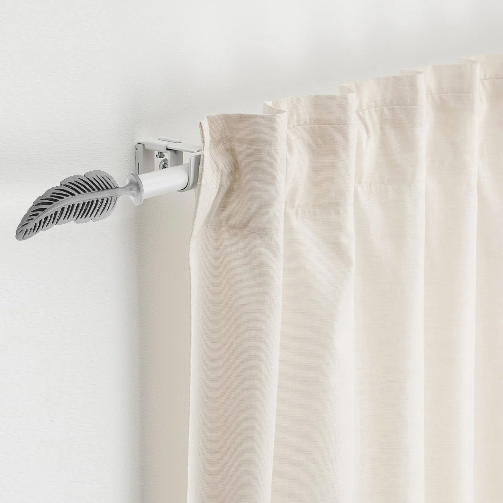 

2Pcs Roman Rod Decorative Curtain Rod End Caps Vintage Finials Window Treatment Accessories for Bedroom Living Dining Room Home