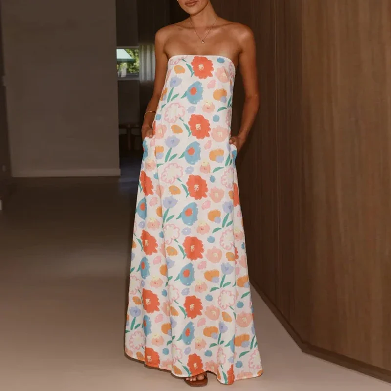 

Элегантное графическое банкетное вечернее платье, шикарное весеннее длинное платье с открытой спиной, женское модное свободное платье трапециевидной формы на одно плечо