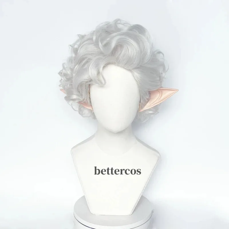 

Nene 2025 Astarion Vampire Cosplay Wig Silver White Heat Resistant Synthetic Hair Wigs