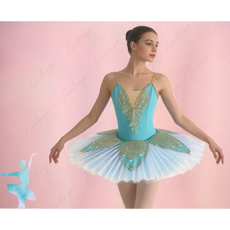 

Юбка для танцевальных выступлений, детская легкая сетчатая кружевная милая юбка принцессы, темпераментная балетная юбка-пачка на подтяжках