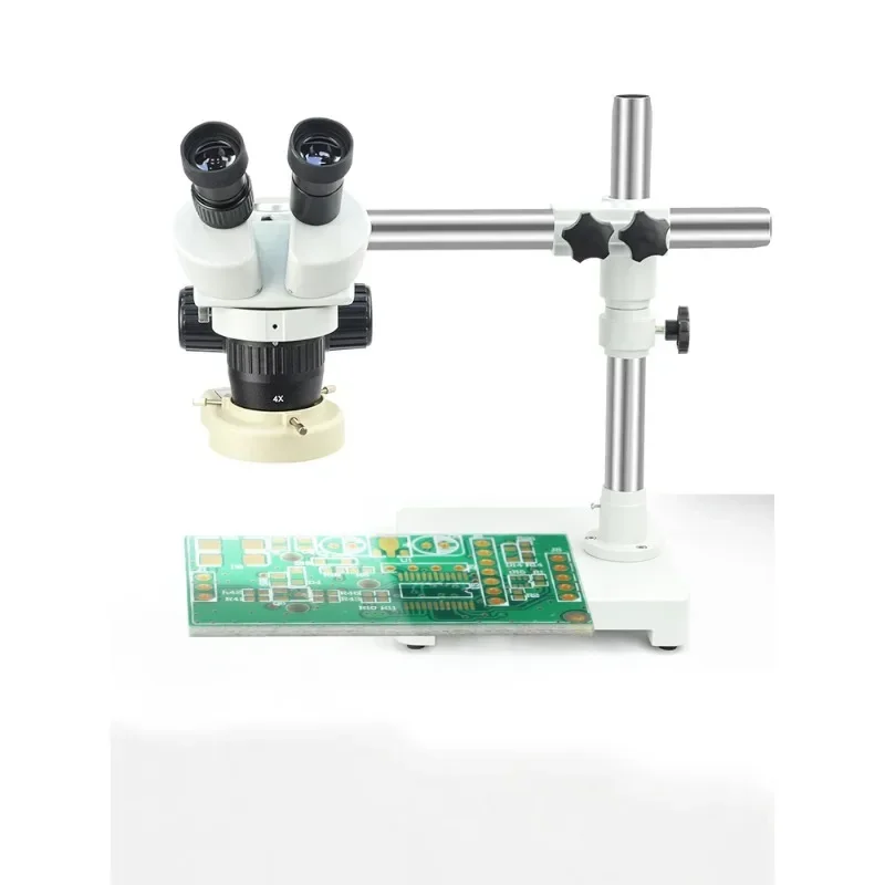7-45 times long arm large universal bracket continuous variable magnification binocular stereomicroscope mobile phone repair