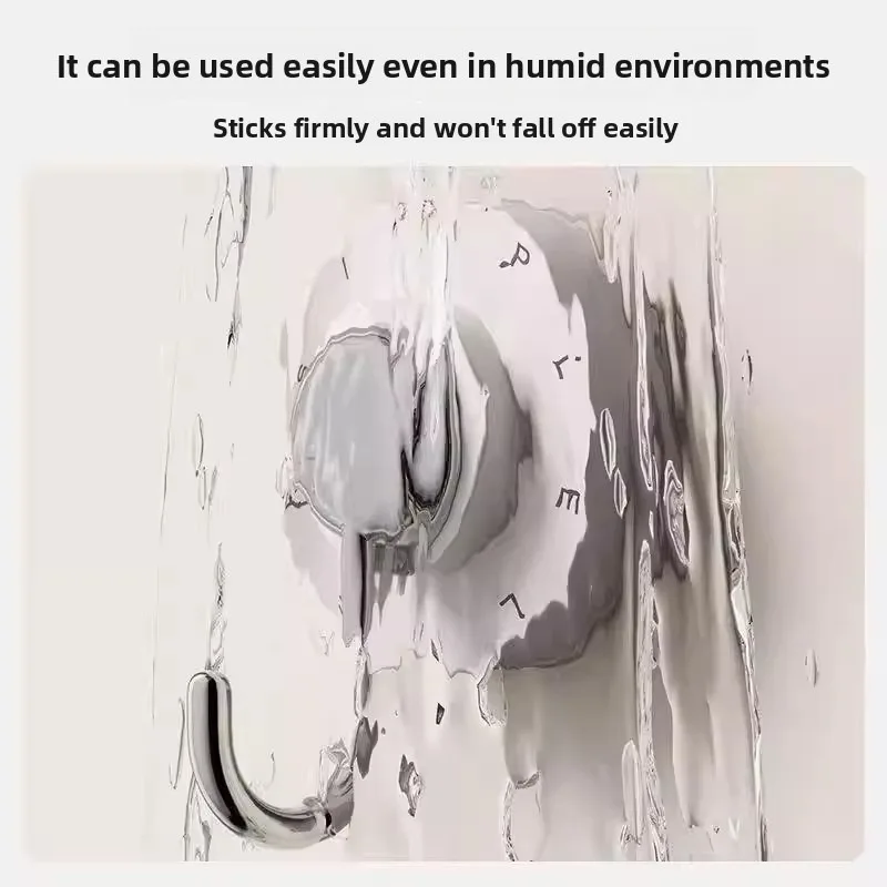 Suction Cup Hook Vacuum Strong Non-marking No Punching Kitchen Bathroom Toilet Adhesive Hook Door Rear CoatHook