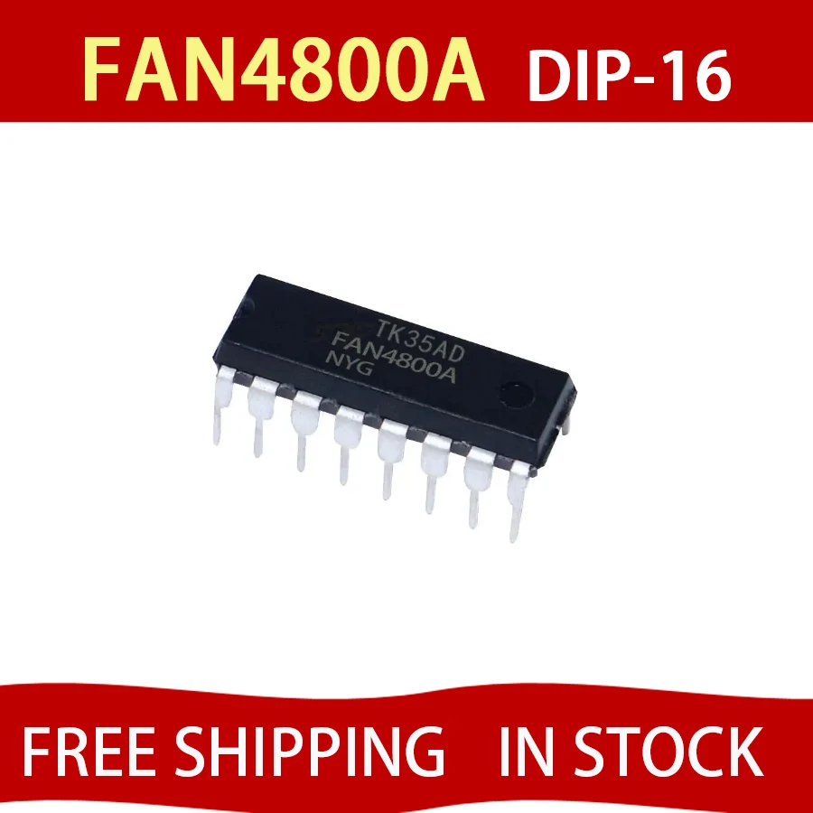 5pcs FAN4800A DIP-16 FAN4800ANY DIP FAN4800IN DIP-16 FAN4800 ML4800CP