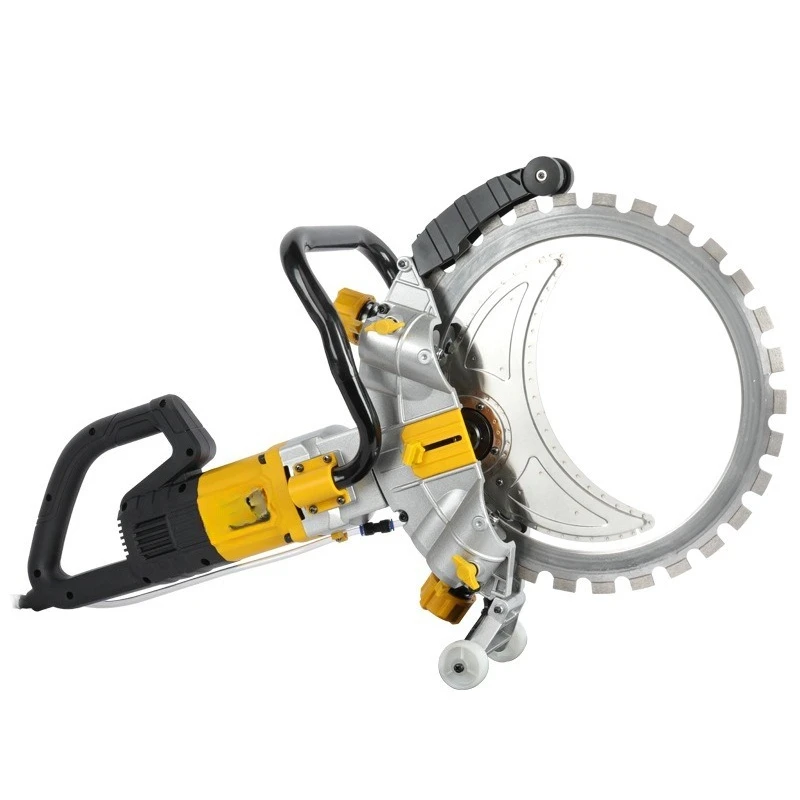 

16-дюймовая высокочастотная высокомощная кольцевая пила для резки стен, машина для резки камня, бетона и кирпича