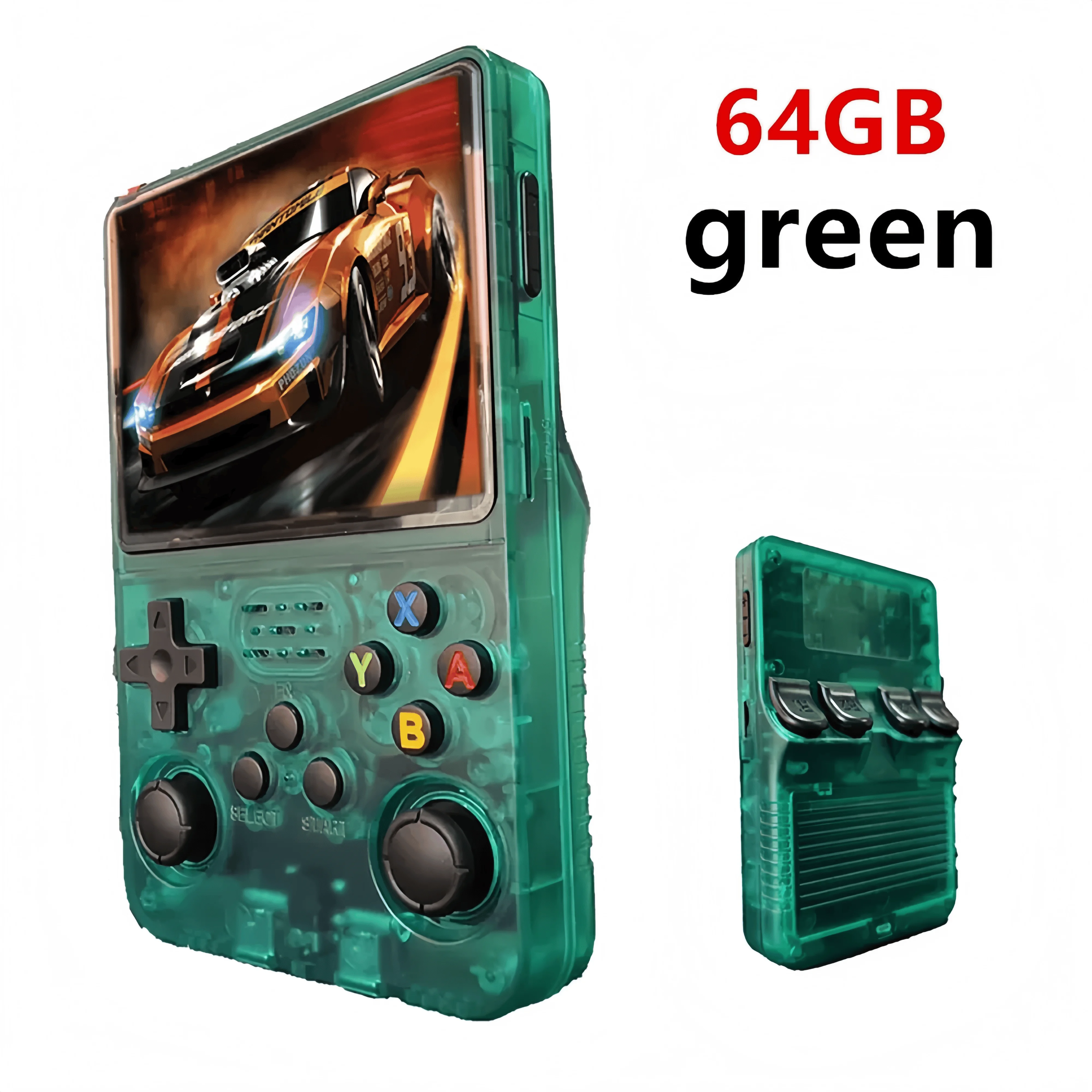 Retro R36S Handheld Video Game Console 3,5 Inch IPS Scherm 128GB Voorgeladen Games Draagbare Pocket Speler Linux Systeem