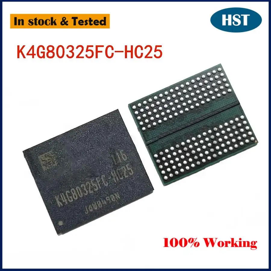 Original New K4G80325FC-HC25 DDR5 8G IC Chip BGA Chipset