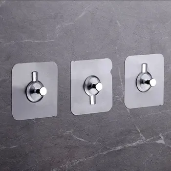 Gancho para clavos autoadhesivo multifunción sin rastro para marco de fotos, agujero para colgar uñas, pasta de pared, tachuela para fotos, 2-8 Uds.