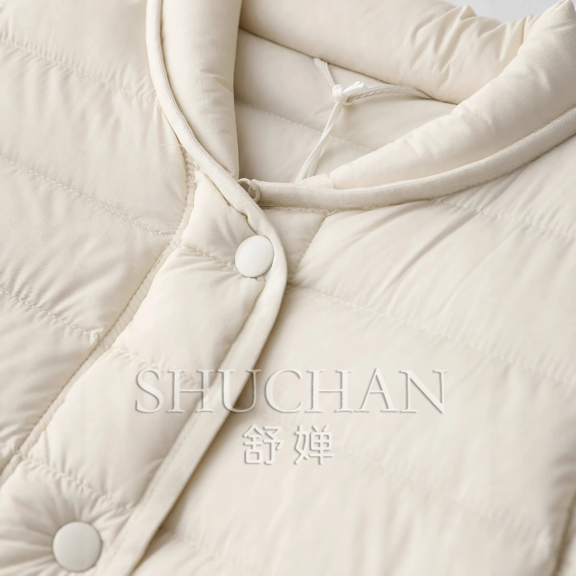 الوقوف طوق 90% أوزة أسفل للتدفئة ورقيقة، أسفل سترة المرأة معطف الشتاء الدافئ المرأة